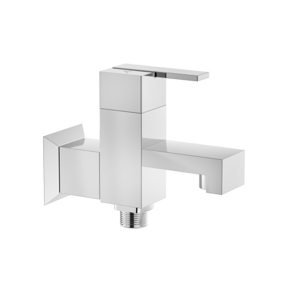 2-Way Bib Tap With Wall Flange