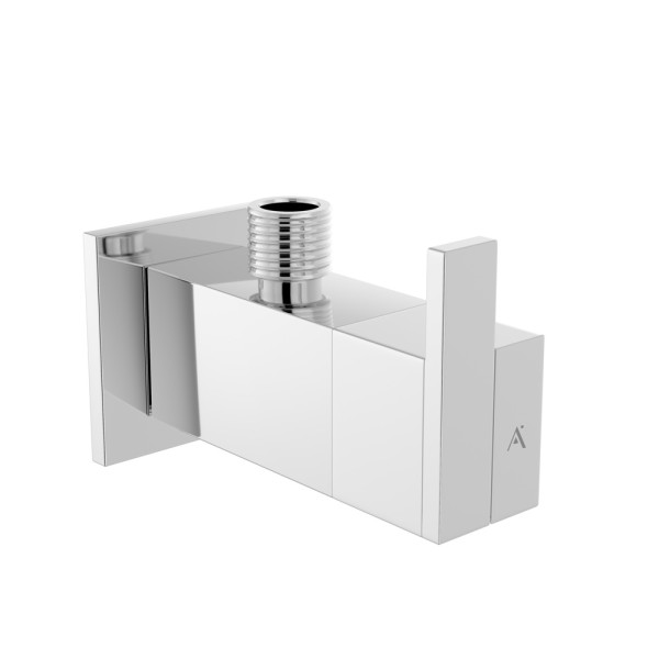 Angle Valve With Wall Flange