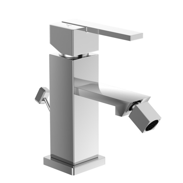 Single Lever Bidet Mixer with Popup Waste